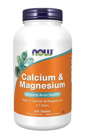 F1, NOW Cal Magnesium 2:1 250 tablets