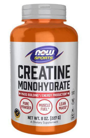 B4, Creatine Monohydrate Powder, 8 oz, NOW Sports
