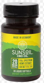 J1, CBD 30ct Capsules, Sunsoil