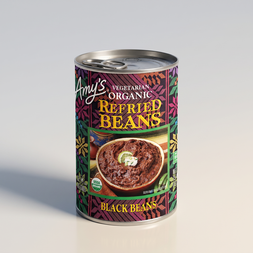 Refried Black Beans, Amy's