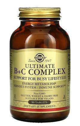 C1, Ultimate B+C Complex, 90 Tabs, Solgar