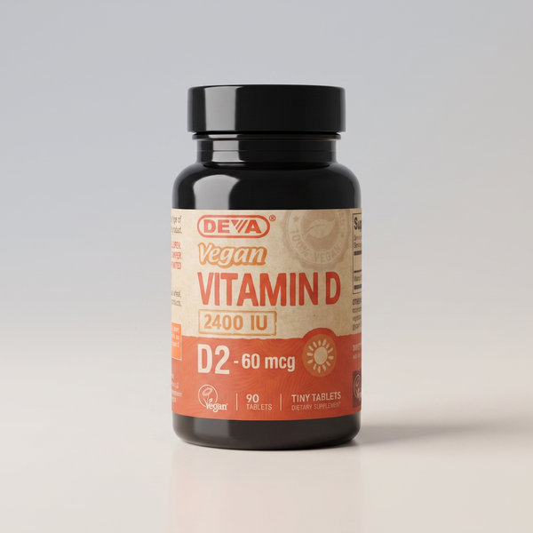 D1, Deva - Vegan Vit-D,2400 (08/26)