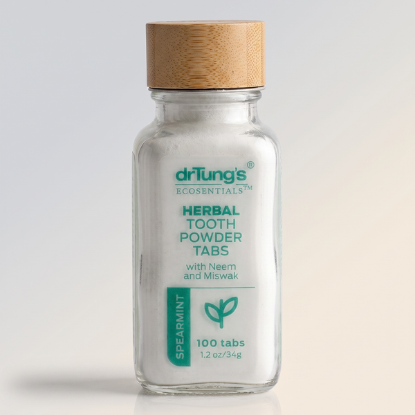 Tooth powder, spearmint, Dr. Tung's