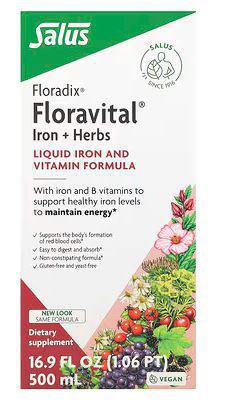 F4, Floravital Iron & Herbs Yeast-Free 17oz
