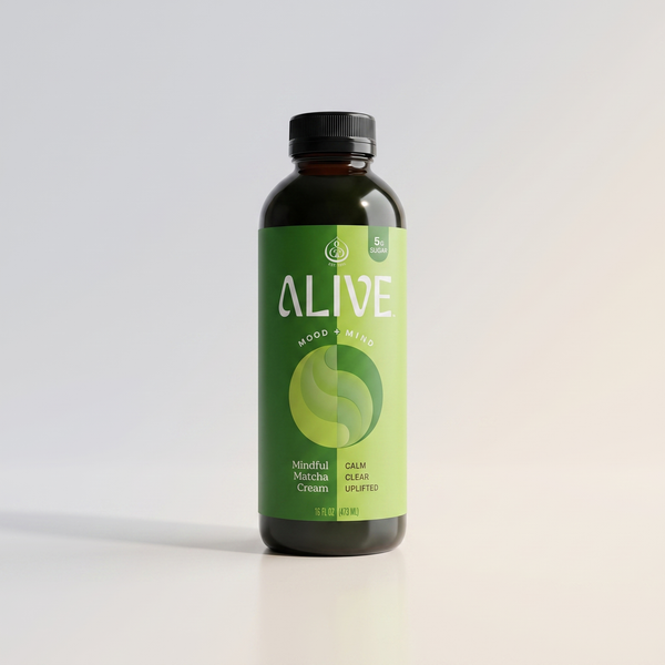Alive Matcha Cream Soda, 16oz, GTS