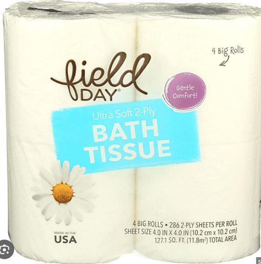 Field Day Bath Tissue 4pack
