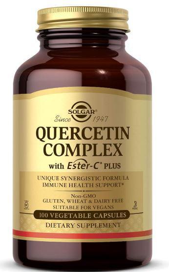 C3, Quercetin Complex with Ester-C Plus, 50 Veg Caps, Solgar