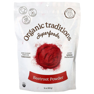 G3, Beetroot Powder, ORGANIC TRADITIONS