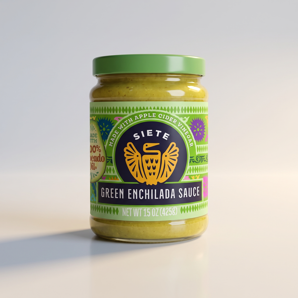 Siete Family Foods Gluten Free Green Enchilada Sauce  15 Oz