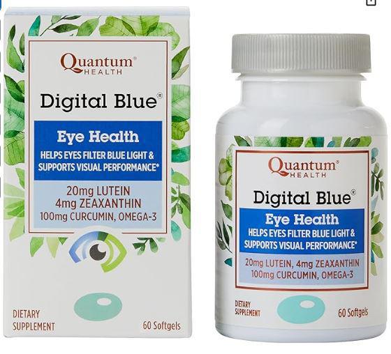 B2, Digital Blue Eye Health, 60 Softgels, Quantum Health