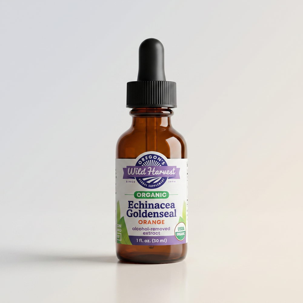 G6, Echinacea Goldenseal, Alcohol-Free Organic, Oregon's Wild Harvest