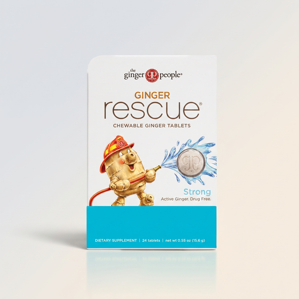 Ginger Rescue 24 Chewable Strong Tablets