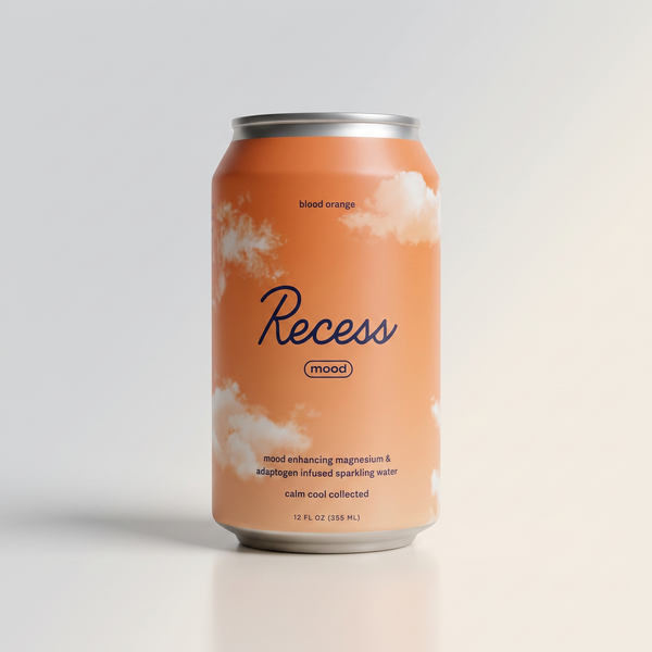 Recess, Blood Orange, Mood Sparkling Water