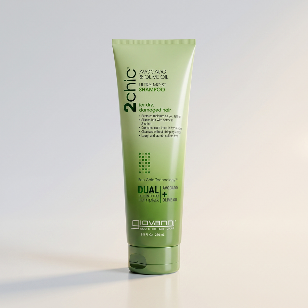 Avocado & Olive Oil Shampoo, 8.5 FZ, Giovanni 2chic®
