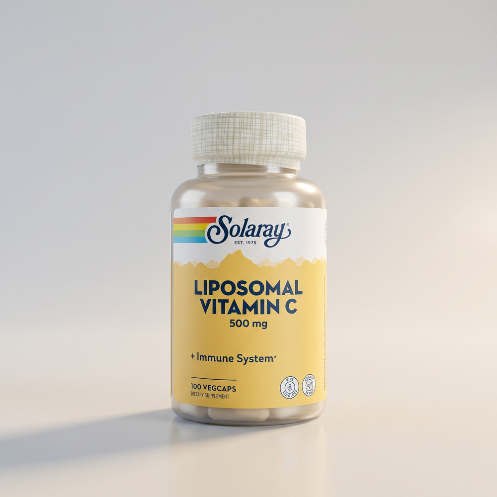 C3, Liposomal Vitamin C, 500 mg, 100 Veg Caps, Solaray