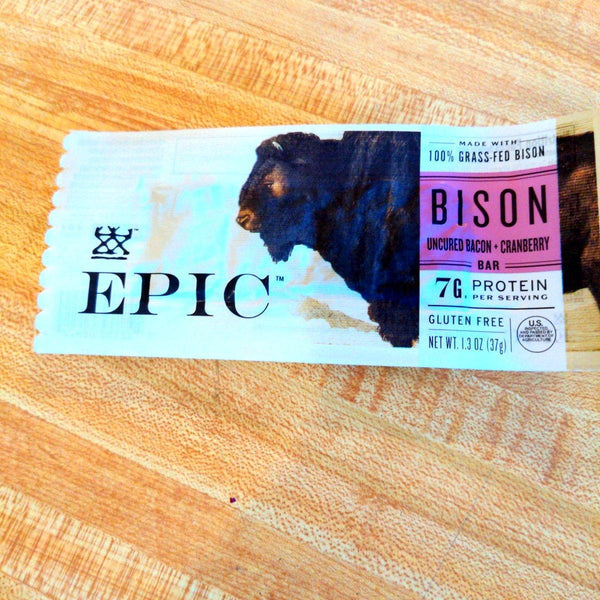 Bar, Grassfed Bison Bacon Cranberry