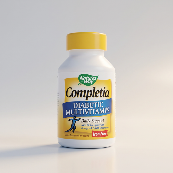 D3, Multivitamin, Diabetic, Completia Diabetic, Nature's Way (12/26)