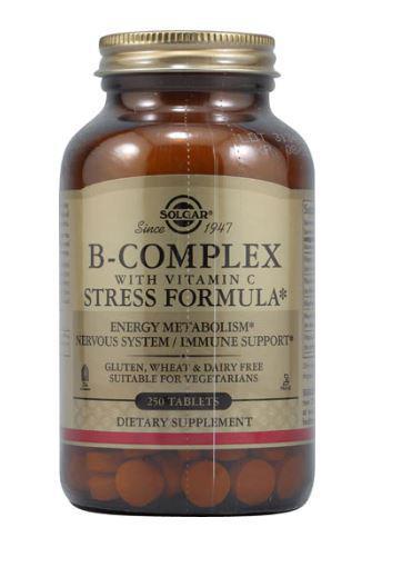 C1, B-Complex with Vitamin C, Stress Formula, Solgar