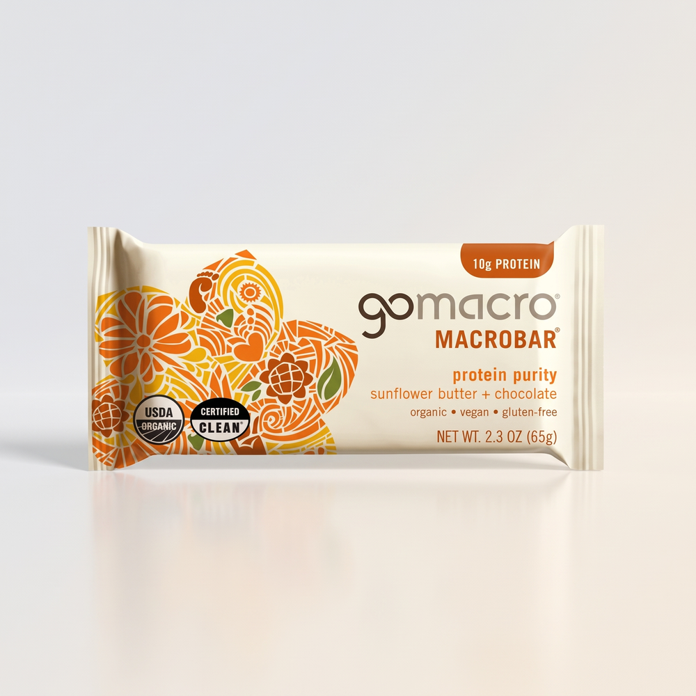 Sunflower Butter & Chocolate Bar, GoMacro