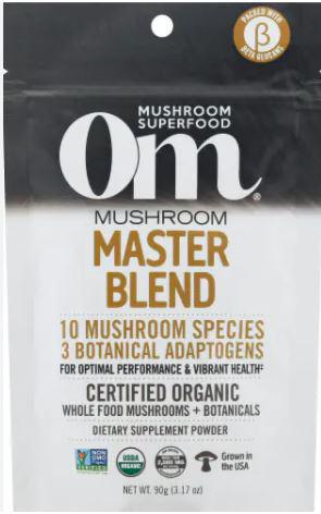 Master Blend, Mushroom Powder, Om