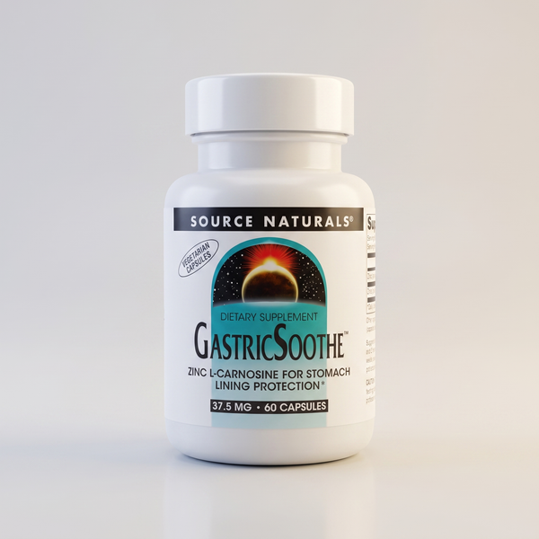 A2, GastricSoothe, 37.5 MG, 60 Caps, Source Naturals