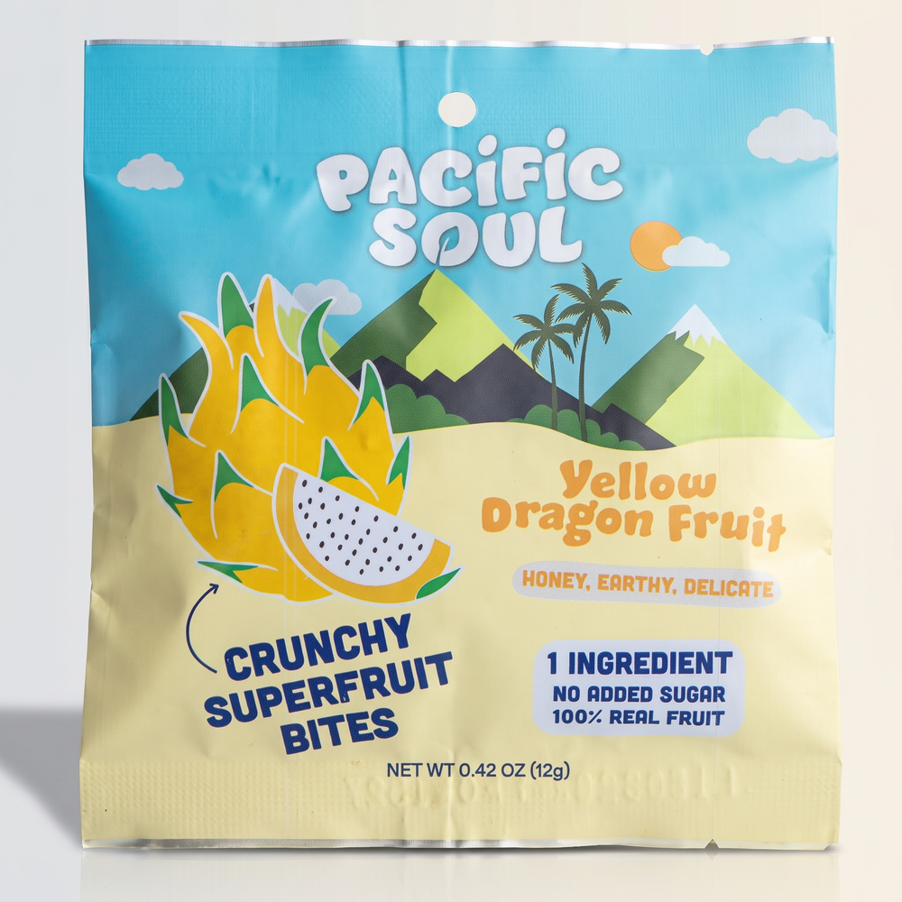 Freeze Dried Yellow Dragonfruit, Pacific Soul