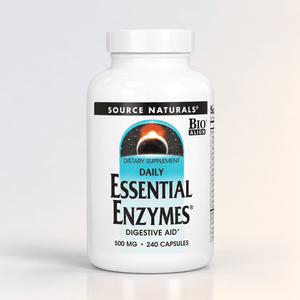 Daily Essential Enzymes, 500 MG, 240 Caps, Source Naturals