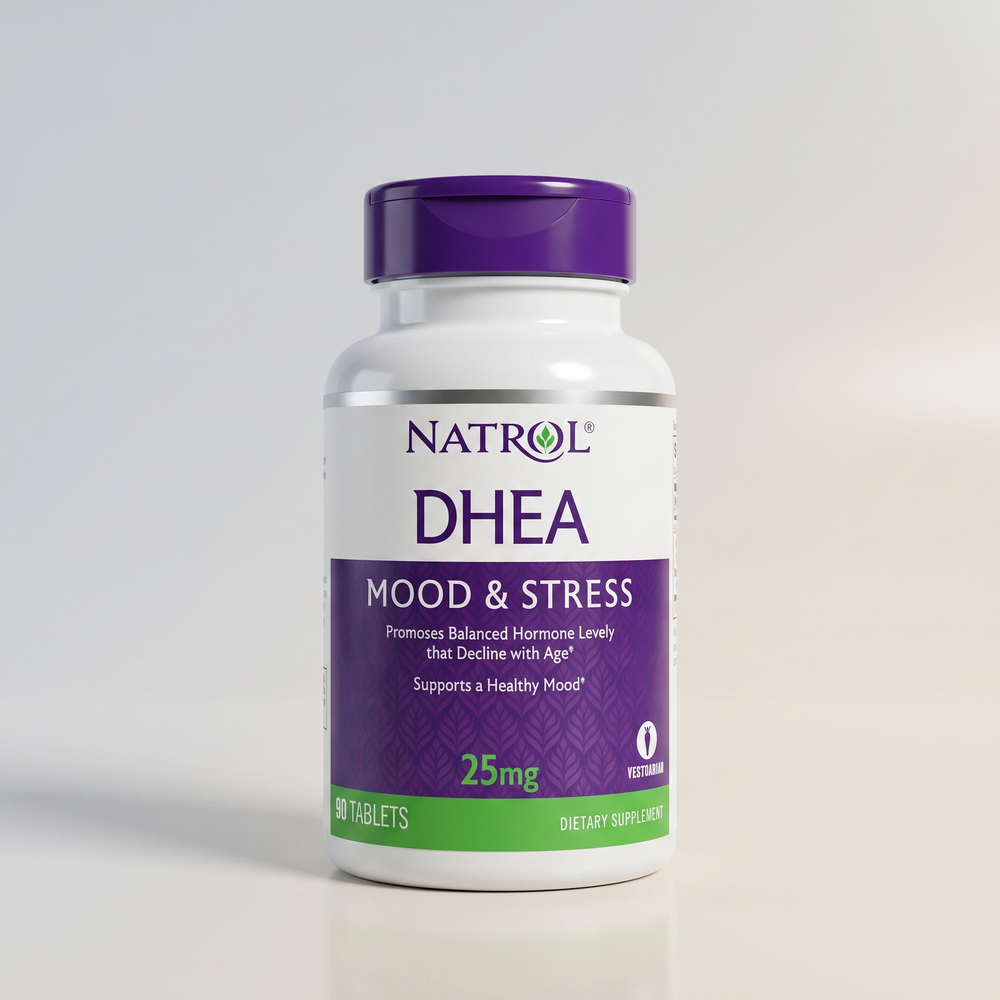 B3, DHEA Mood + Stress, 25 mg, 90 Caps, Natrol