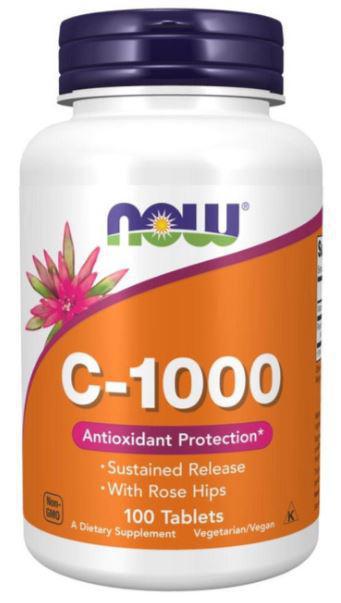 C4, C-1000 With Rosehips, 100 Tabs, NOW