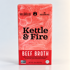 Beef Broth, Kettle and Fire, 32oz