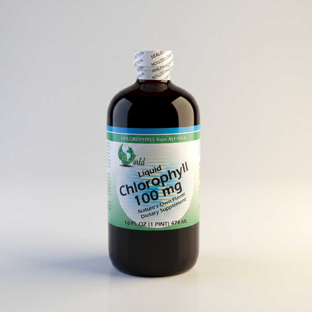 A4, Liquid Chlorophyll, 100 mg, 16 fl oz, World Organic