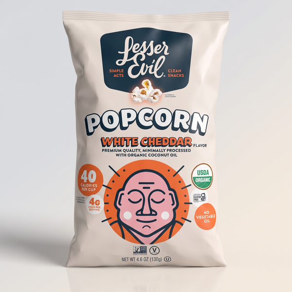 White Cheddar Popcorn, Lesser Evil