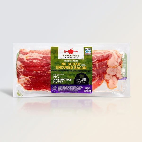 Bacon, No Sugar, Uncured, Applegate