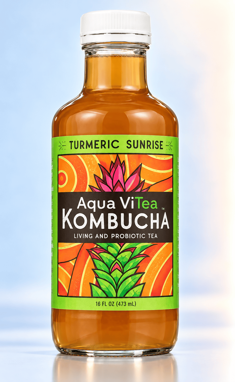 Aqua ViTea Turmeric Sunrise Kombucha
