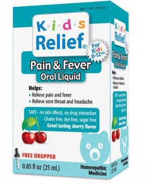 J5-1, Homeolab Kids Relief Pain & Fever 0.85oz (05/30)