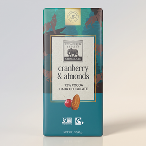 Cranberry Almond Dark Wolf bar, Endangered Species