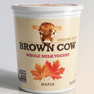 Maple Whole Milk Yogurt 32 oz, Brown Cow