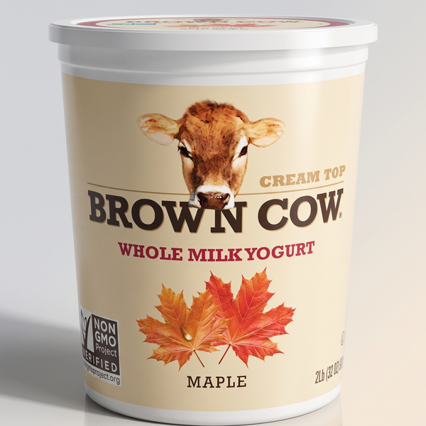 Maple Whole Milk Yogurt 32 oz, Brown Cow