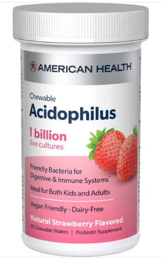 American Health, Acidophilus, 1 Billion, 60 ct