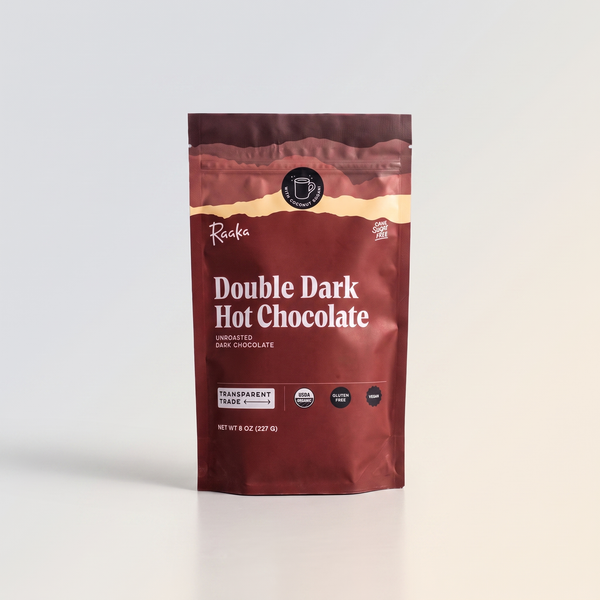 Double Dark Hot Chocolate, Raaka