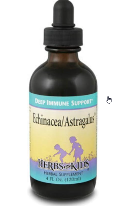H1, Echinacea and Astragalus liquid, kids, Herbs for Kids