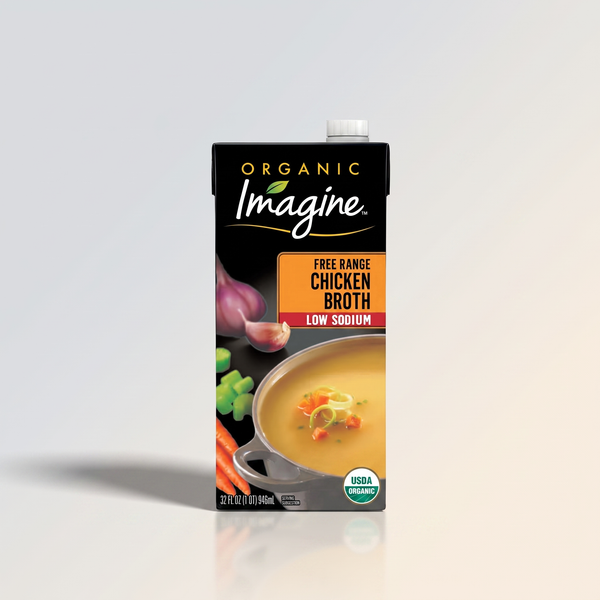 Low Sodium Organic Chicken Broth, Imagine