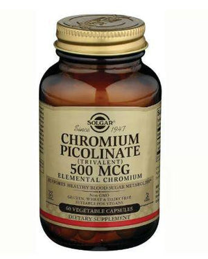 G4, Solgar Chromium Picolinate 500 mcg