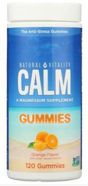 Natural Vitality Calm Gummies Orange 120ct