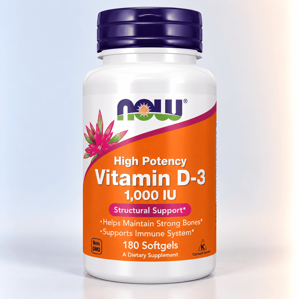 Vitamin D3 1000 IU, NOW