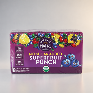 Superfruit Punch Juice Box, Uncle Matt