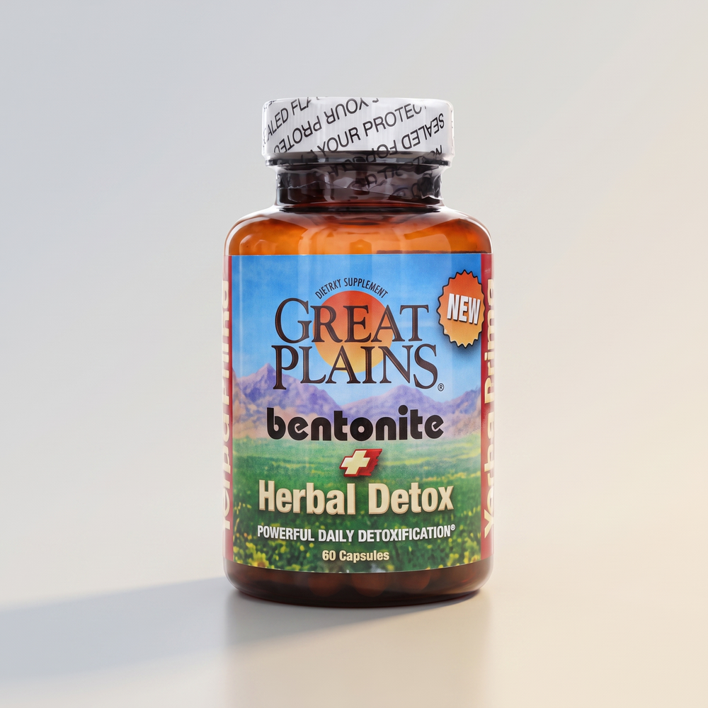 A3, Bentonite Detox, 60 Capsules, Great Plains