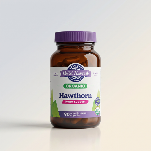 H4,  Hawthorn, Organic, Oregon's Wild Harvest
