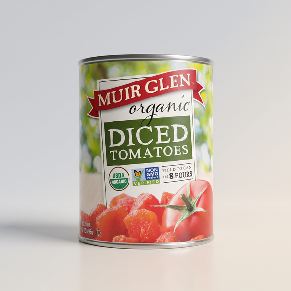 Muir Glen Diced Tomatoes,