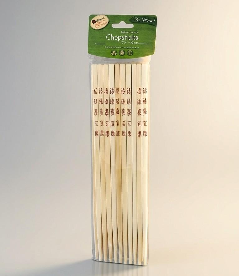 Bamboo Chop Sticks 10ct